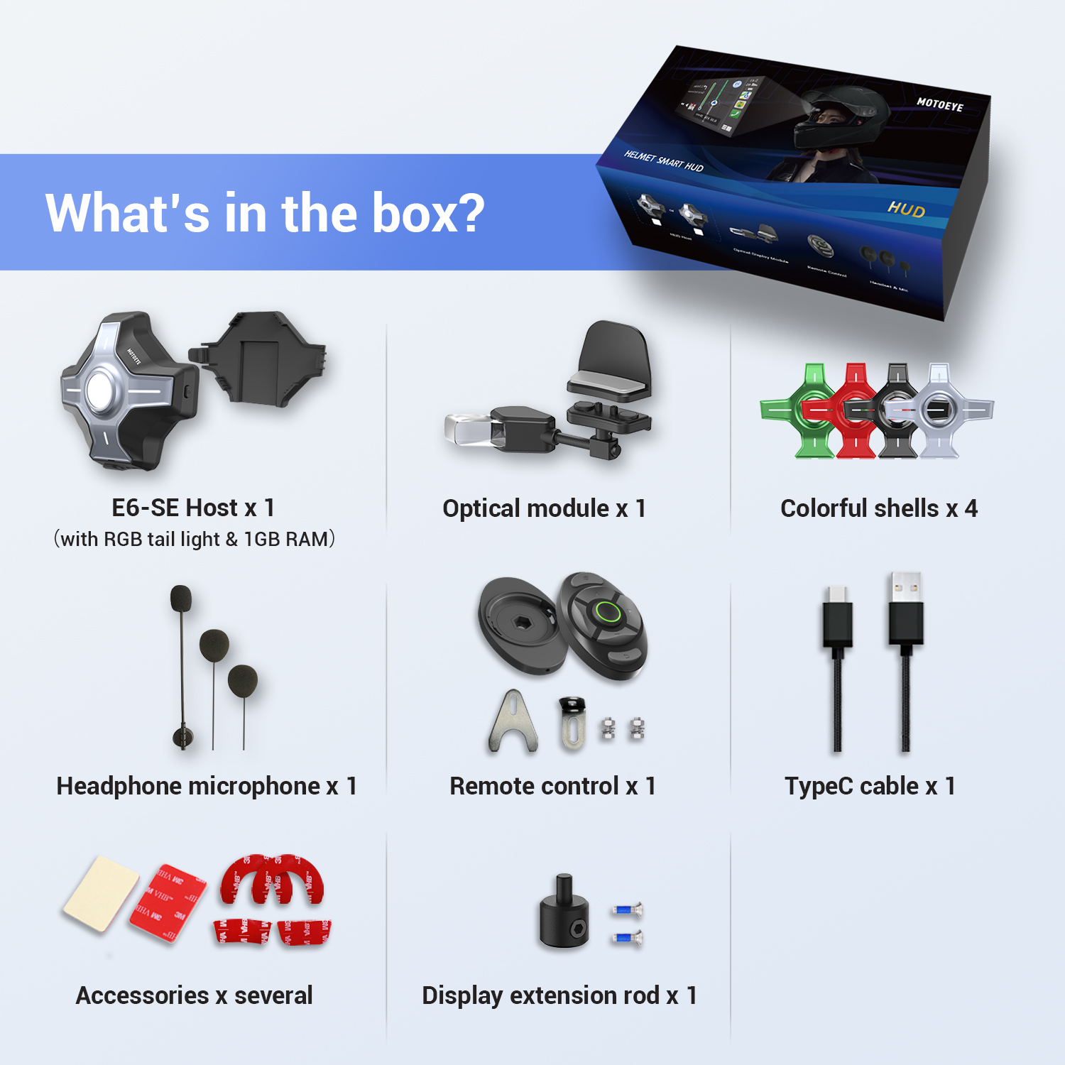 未使用品 MOTOEYE モトアイ E6&E6 SE バイク ヘルメット HUD Amazon.com: MOTOEYE E6 Motorcycle Helmet HUD, Head Up